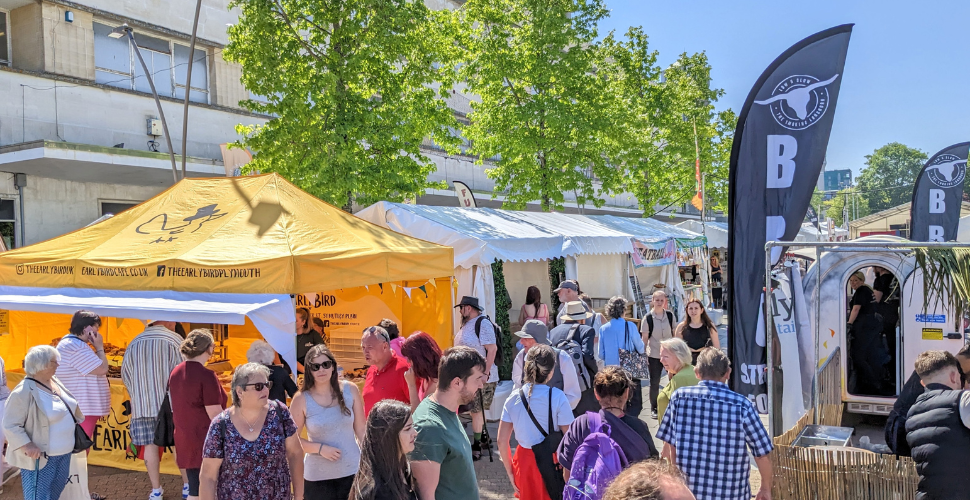 Flavour Fest in Plymouth City Centre 